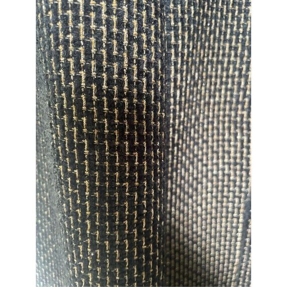 Paul Zileri Wool Blend Gruppo Blazer Black Gold Metallic Size L 52 - Picture 9 of 16